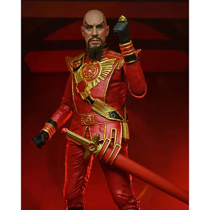 Flash Gordon: Ming (1980 - Red Military Outfit) - Ultimate Actionfigur - 18 cm