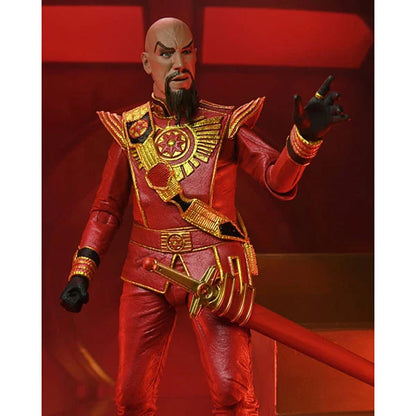 Flash Gordon: Ming (1980 - Red Military Outfit) - Ultimate Actionfigur - 18 cm