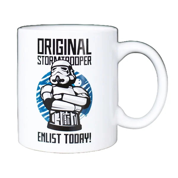 Star Wars: Original Stormtrooper - Tasse / Kaffeetasse weiss - Enlist Today