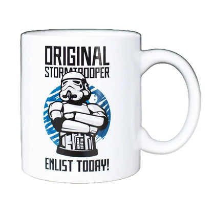 Star Wars: Original Stormtrooper - Tasse / Kaffeetasse weiss - Enlist Today