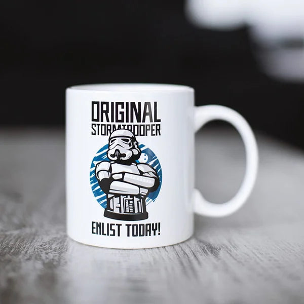 Star Wars: Original Stormtrooper - Tasse / Kaffeetasse weiss - Enlist Today