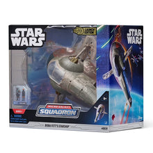Star Wars: Micro Galaxy Squadron - Boba Fetts Starship mit 2 Micro Figure