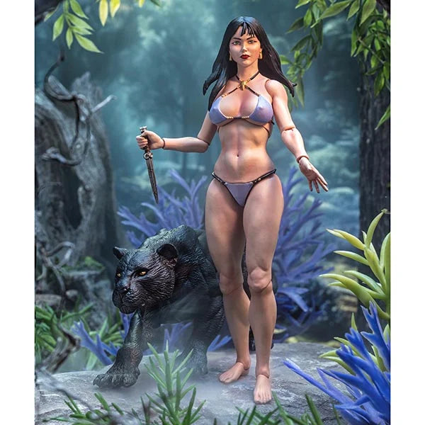 Fire and Ice: Teegra & Panther - Actionfiguren 1/12 - 15 cm