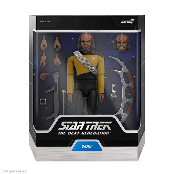 Star Trek: TNG - Worf - Ultimates Actionfigur - 18 cm