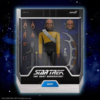 Star Trek: TNG - Worf - Ultimates Actionfigur - 18 cm