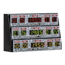 Back to the Future: 3D Time Display - Wandleuchte / Deko-Leuchte