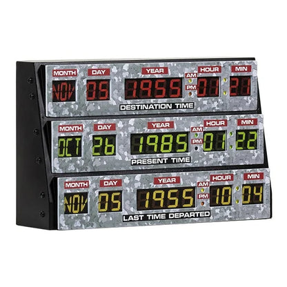 Back to the Future: 3D Time Display - Wandleuchte / Deko-Leuchte