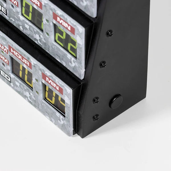 Back to the Future: 3D Time Display - Wandleuchte / Deko-Leuchte