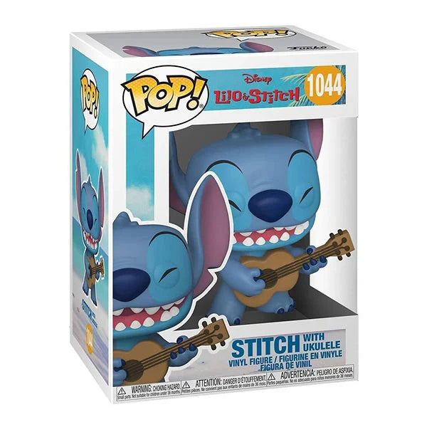 Funko: POP! Disney - Stitch mit Ukelele - Lilo & Stitch - 1044 - 9 cm