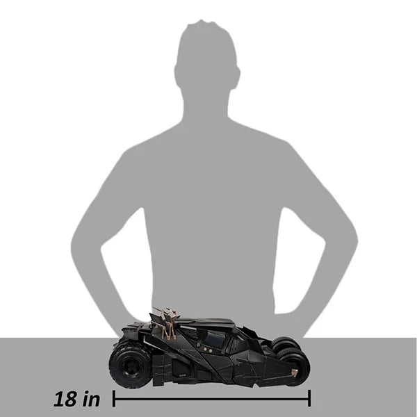 DC Multiverse: Tumbler with Lucius Fox (The Dark Knight) - Actionfigur & Fahrzeug - 45.7 cm