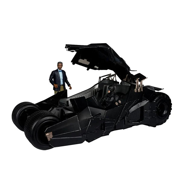 DC Multiverse: Tumbler with Lucius Fox (The Dark Knight) - Actionfigur & Fahrzeug - 45.7 cm