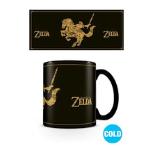 The Legend of Zelda: Tasse / Kaffeetasse mit Thermoeffekt - Zelda Map