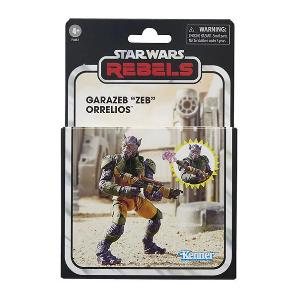 Star Wars: Vintage Collection - Kenner - Rebels - Deluxe Garazeb Zeb Orrelios - Actionfigur - F9257 - 10 cm