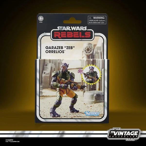 Star Wars: Vintage Collection - Kenner - Rebels - Deluxe Garazeb Zeb Orrelios - Actionfigur - F9257 - 10 cm