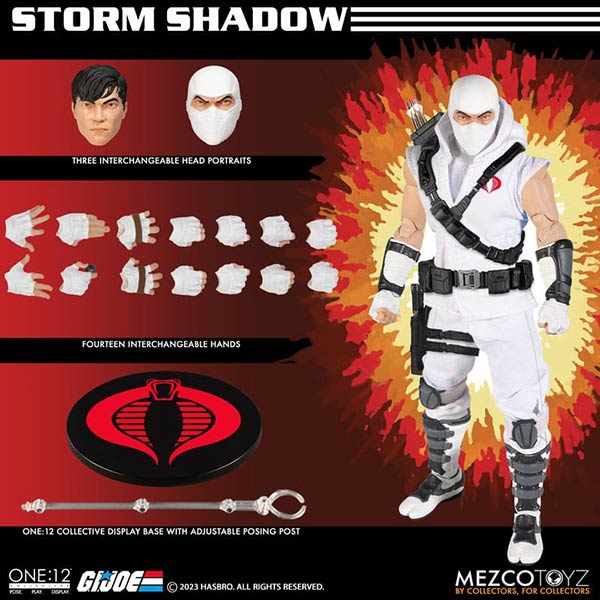 G.I. Joe: Storm Shadow - Actionfigur 1/12 - 17 cm