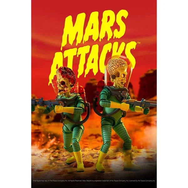 Mars Attacks: The Invasion Begins - Martian - Ultimates Actionfigur (Wave 1) - 18 cm