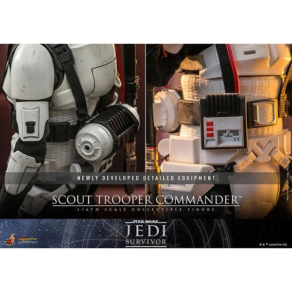 Hot Toys: Star Wars - Jedi Survivor Videogame - Scout Trooper Commander -Masterpiece - Actionfigur 1/6 - 30 cm