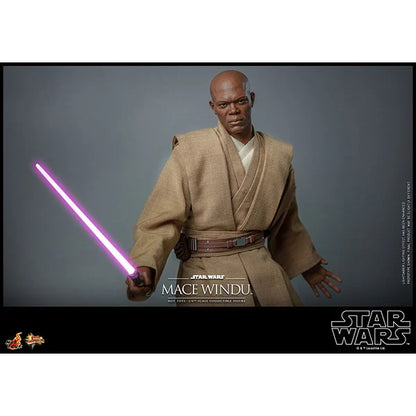 Hot Toys: Star Wars - Episode II - Mace Windu - Actionfigur 1/6 - 32 cm