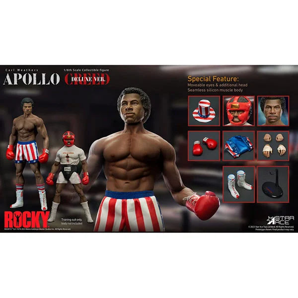 Rocky: Apollo Creed (Deluxe Version) - Actionfigur 1/6 - 30 cm