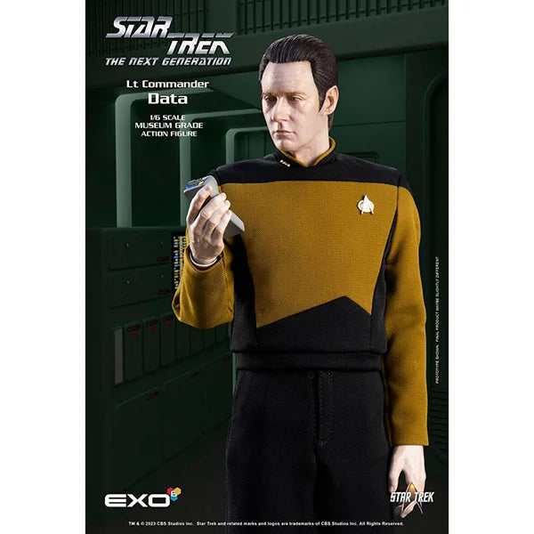 Star Trek: The Next Generation - Lt. Commander Data (Standard Version) - Actionfigur 1/6 - 30 cm