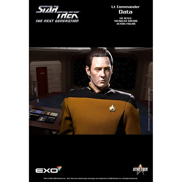Star Trek: The Next Generation - Lt. Commander Data (Standard Version) - Actionfigur 1/6 - 30 cm