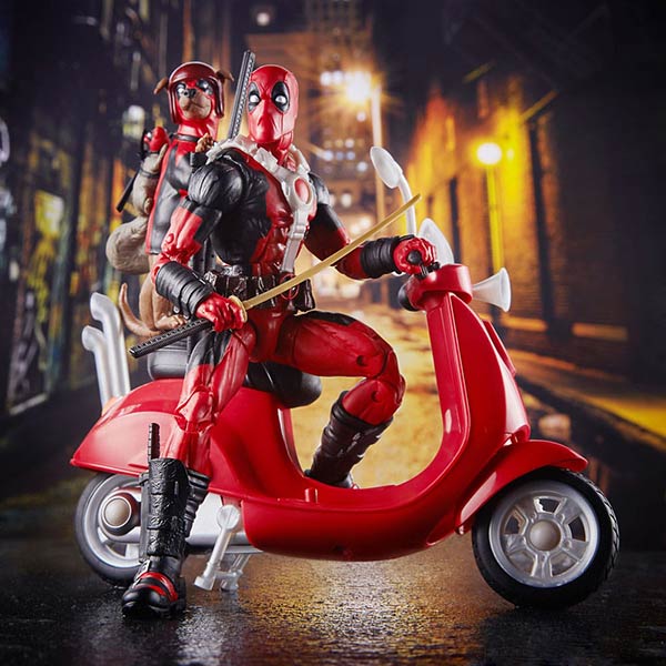 Marvel Legends: Deadpool Corps - Deadpool mit Scooter - Actionfigur - E4702 - 15 cm