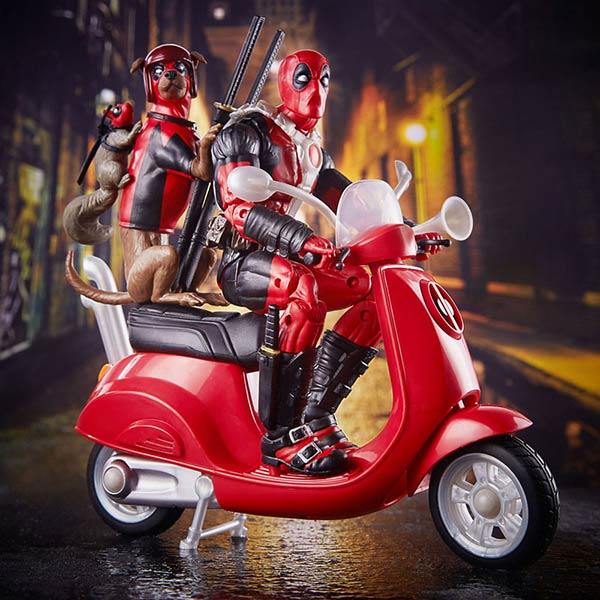 Marvel Legends: Deadpool Corps - Deadpool mit Scooter - Actionfigur - E4702 - 15 cm