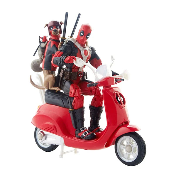 Marvel Legends: Deadpool Corps - Deadpool mit Scooter - Actionfigur - E4702 - 15 cm