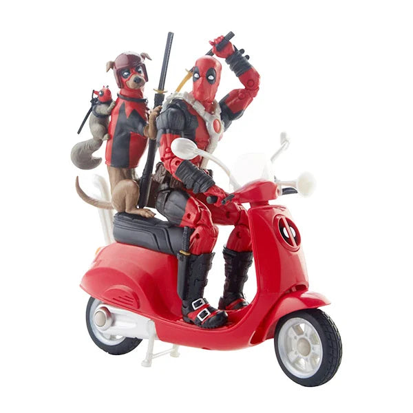 Marvel Legends: Deadpool Corps - Deadpool mit Scooter - Actionfigur - E4702 - 15 cm