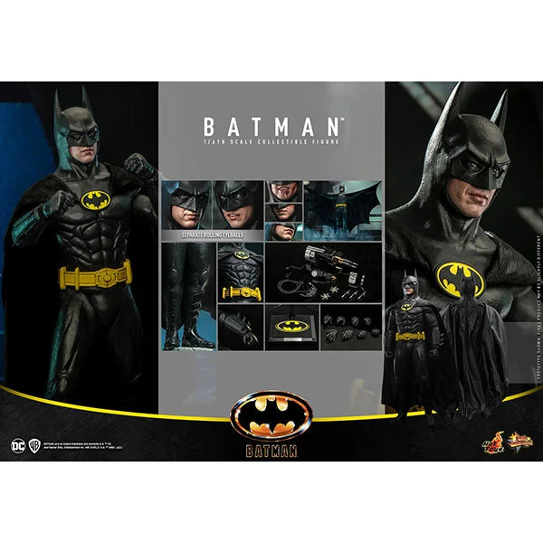 Hot Toys: Batman (1989) - Movie Masterpiece - Actionfigur 1/6 - 30 cm