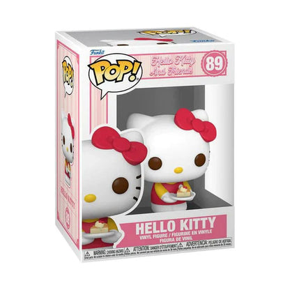 Funko: POP! Hello Kitty & Friends - Hello Kitty mit Kuchen - 89 - 9 cm
