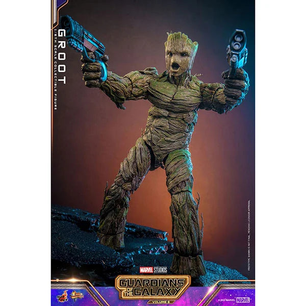 Hot Toys: Guardians of the Galaxy Vol. 3 - Movie Masterpiece - Groot - Actionfigur 1/6 - 32 cm