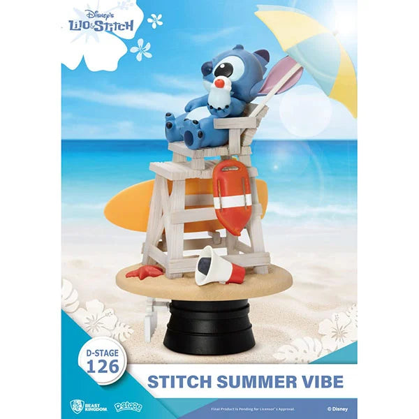 Lilo & Stitch: Disney D-Stage - Stitch Summer Vibe - PVC Diorama - 126 - 16 cm