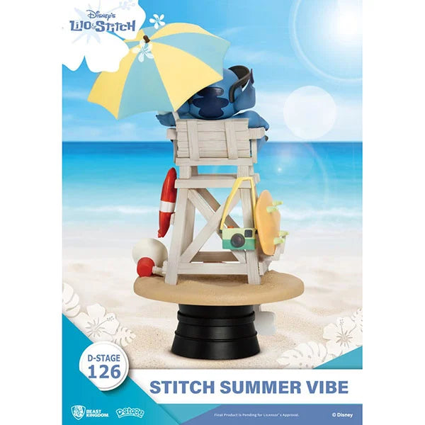 Lilo & Stitch: Disney D-Stage - Stitch Summer Vibe - PVC Diorama - 126 - 16 cm