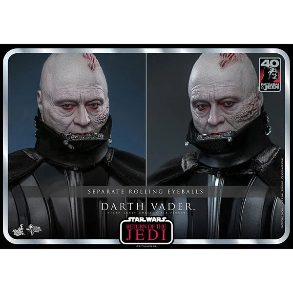 Hot Toys: Star Wars – Episode VI - Darth Vader (40th Anniversary) - Actionfigur 1/6 - 35 cm