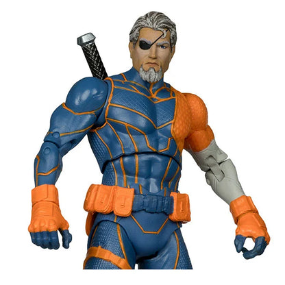DC Direct Page Punchers: Deathstroke (DC Rebirth) - Platinum Edition - Actionfigur & Comic - 18 cm