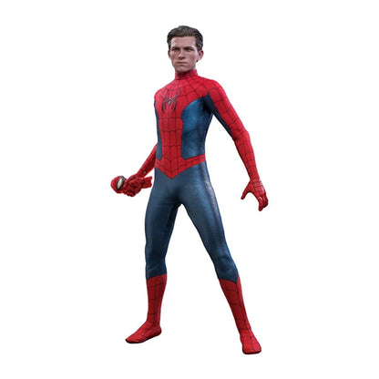 Hot Toys: Spider-Man (New Red and Blue Suit) - No Way Home - Movie Masterpiece - Actionfigur 1/6 - 28 cm