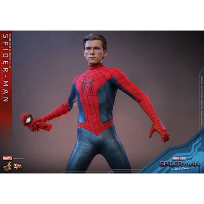 Hot Toys: Spider-Man (New Red and Blue Suit) - No Way Home - Movie Masterpiece - Actionfigur 1/6 - 28 cm