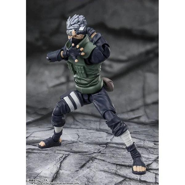 Naruto: Shippuden - Kakashi Hatake (The Famed Sharingan Hero) - S.H. Figuarts - Actionfigur - 16 cm