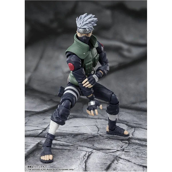 Naruto: Shippuden - Kakashi Hatake (The Famed Sharingan Hero) - S.H. Figuarts - Actionfigur - 16 cm