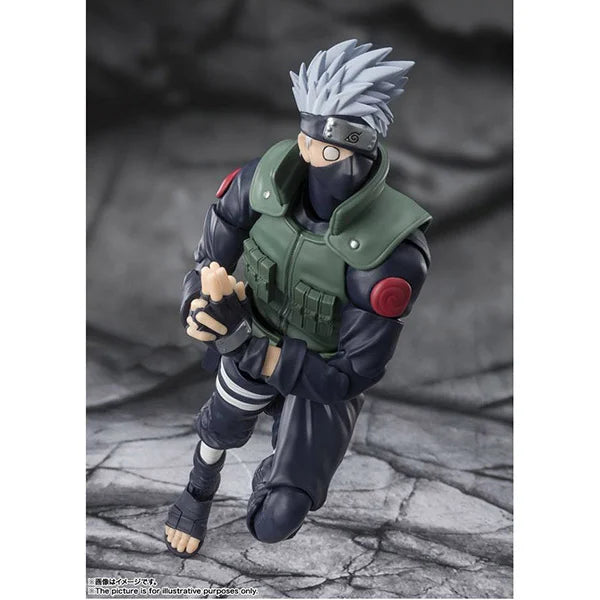 vNaruto: Shippuden - Kakashi Hatake (The Famed Sharingan Hero) - S.H. Figuarts - Actionfigur - 16 cm