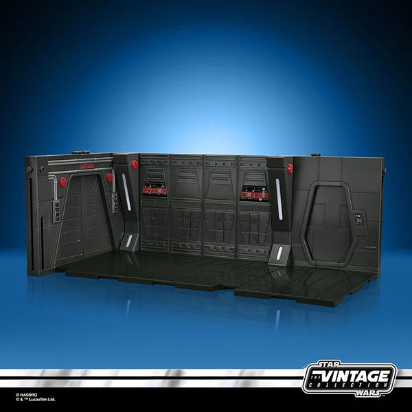 Star Wars: Vintage Collection - Kenner - Playset - Moff Gideon Imperial Light Cruiser Hallway mit Mandalorian Privateer - Actionfigur 10 cm - F9260