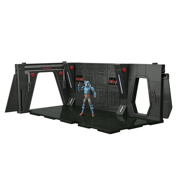 Star Wars: Vintage Collection - Kenner - Playset - Moff Gideon Imperial Light Cruiser Hallway mit Mandalorian Privateer - Actionfigur 10 cm - F9260