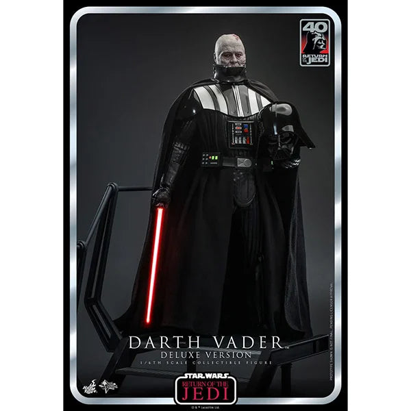 Hot Toys: Star Wars - Episode VI - Darth Vader (40th Anniversary) - Deluxe Version Actionfigur 1/6 - 35 cm