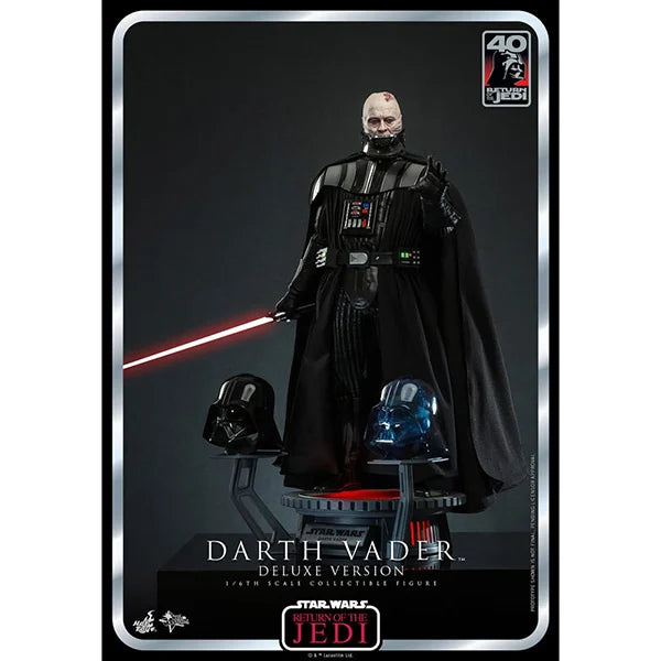 Hot Toys: Star Wars - Episode VI - Darth Vader (40th Anniversary) - Deluxe Version Actionfigur 1/6 - 35 cm