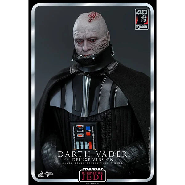 Hot Toys: Star Wars - Episode VI - Darth Vader (40th Anniversary) - Deluxe Version Actionfigur 1/6 - 35 cm