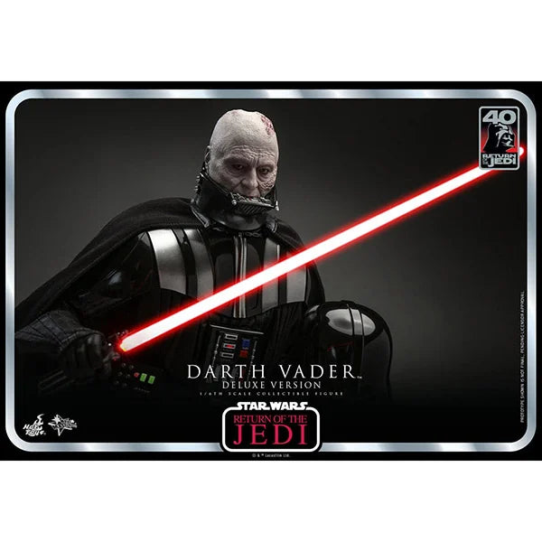 Hot Toys: Star Wars - Episode VI - Darth Vader (40th Anniversary) - Deluxe Version Actionfigur 1/6 - 35 cm