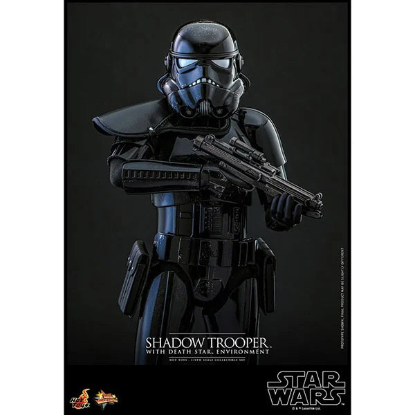 Hot Toys: Star Wars - Shadow Trooper with Death Star Environment - Movie Masterpiece - Actionfigur 1/6 - 30 cm