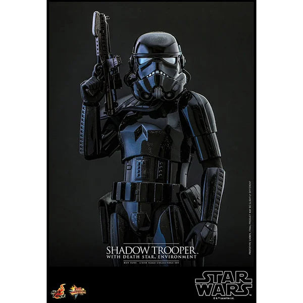 Hot Toys: Star Wars - Shadow Trooper with Death Star Environment - Movie Masterpiece - Actionfigur 1/6 - 30 cm