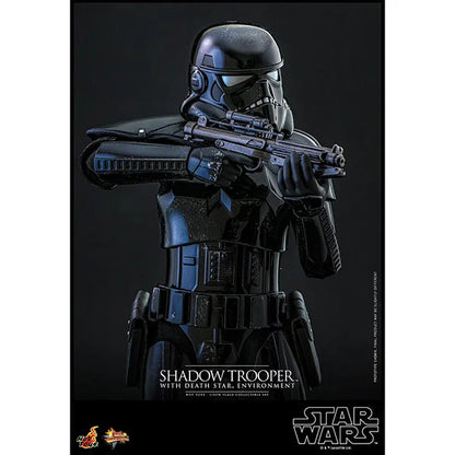 Hot Toys: Star Wars - Shadow Trooper with Death Star Environment - Movie Masterpiece - Actionfigur 1/6 - 30 cm